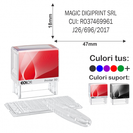 Tipuri de stampile - Stampila cu set de litere - Printer 30/1 SET