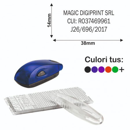 Tipuri de stampile - Stampila cu set de litere - Stamp Mouse 20/1 SET