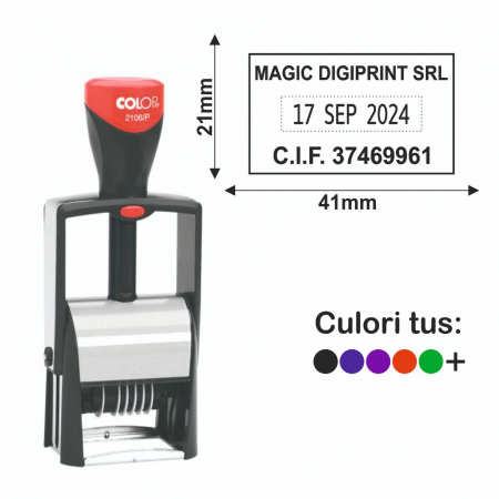 Stampile cu data / datiere - Stampila datiera - Classic Line 2106/P