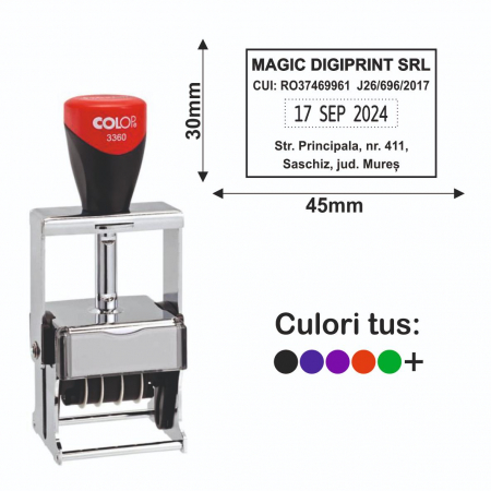 Stampile cu data / datiere - Stampila Datiera - Expert Line 3360