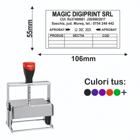 Stampile cu data / datiere - Stampila Datiera - Expert Line 3960