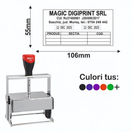 Stampile cu data / datiere - Stampila Datiera - Expert Line 3960 DD