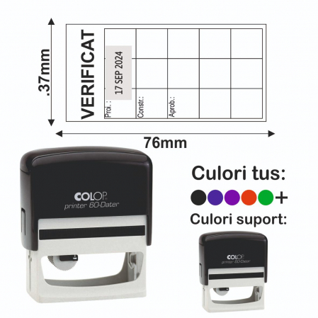 Stampile cu data / datiere - Stampila Datiera - Printer 60 Dater H