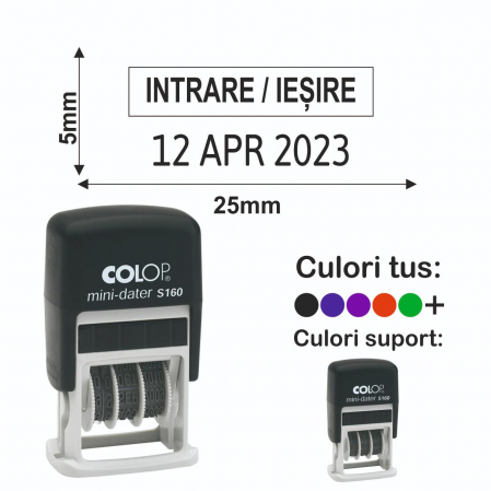 Stampile cu data / datiere - Stampila Datiera - S 160 Mini-Dater