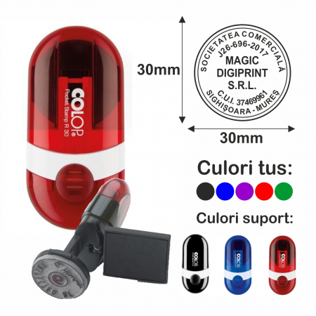 Tipuri de stampile - Stampila De Buzunar Pocket Stamp R30