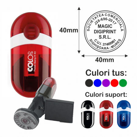 Tipuri de stampile - Stampila De Buzunar Pocket Stamp R40