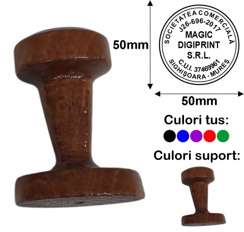 Tipuri de stampile - Stampila de lemn LR 50