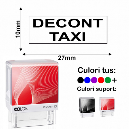 Domenii stampile - Stampila decont taxi Colop Printer 10