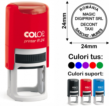 Domenii stampile - Stampila decont taxi Colop Printer R24