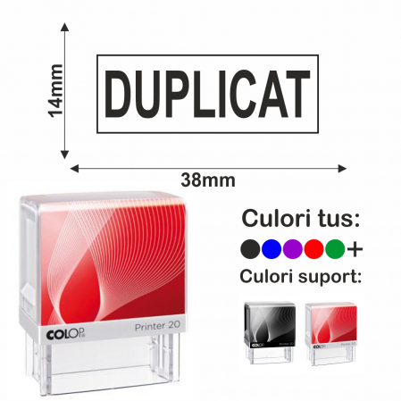 Domenii stampile - Stampila Duplicat Printer 20
