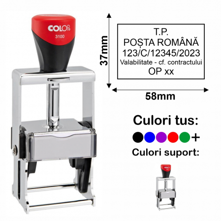 Domenii stampile - Stampila Posta Romana valabilitate - Colop Expert Line 3600