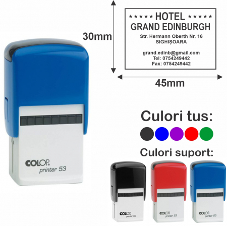 Stampile - Stampila Hotel Printer 53