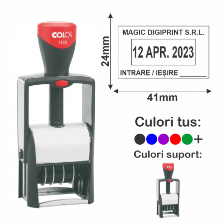 Domenii stampile - Stampila Datiera Intrare Iesire - Classic Line 2160