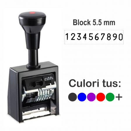 Tipuri de stampile - Stampila Inseriatoare Automata REINER - B6K 10 cifre