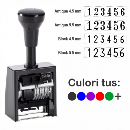 Tipuri de stampile - Stampila Inseriatoare Automata REINER - B6K 6 cifre