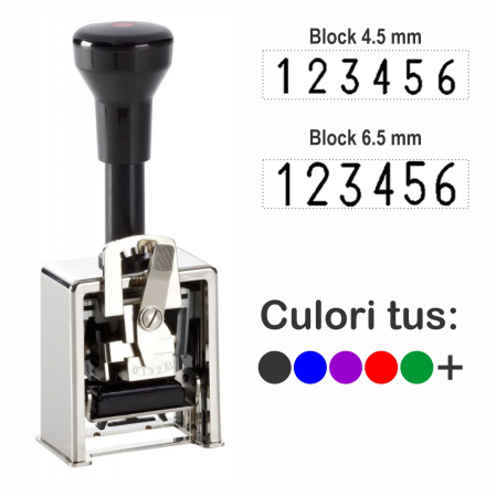 Tipuri de stampile - Stampila Inseriator automat REINER - CK 6 cifre