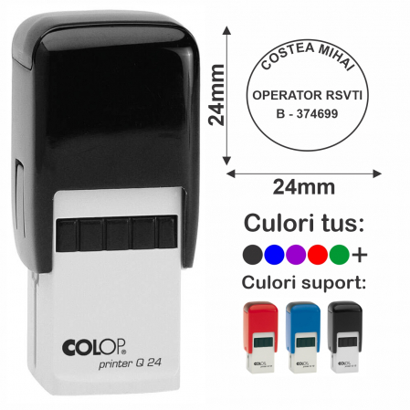 Stampile Operator RSVTI - Stampila Operator RSVTI Colop Printer Q24
