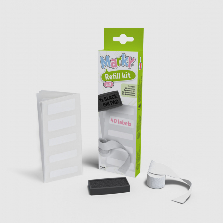 MARKY Refill Kit - Set cu rezerve pentru stampila cu tus de textile Marky [1]