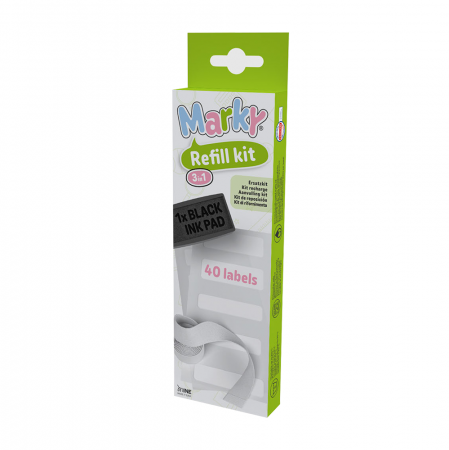 Tipuri de stampile - MARKY Refill Kit - Set cu rezerve pentru stampila cu tus de textile Marky