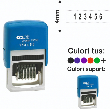 Tipuri de stampile - Stampila Numaratoare - Printer S 226