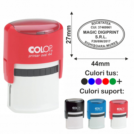Tipuri de stampile - Stampila Colop Oval 44