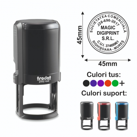 Stampile rotunde - Stampila Trodat Printy 4645