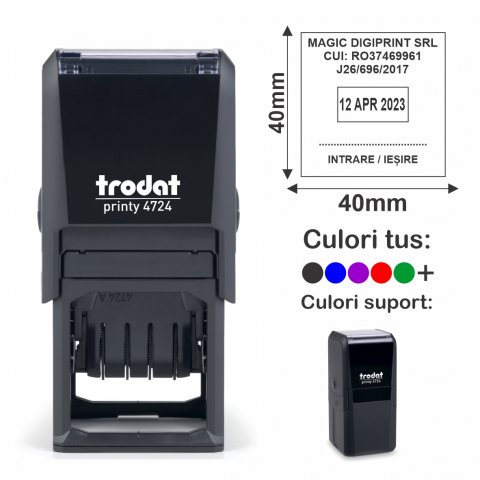 Stampile cu data / datiere - Stampila datiera - Trodat Printy 4724