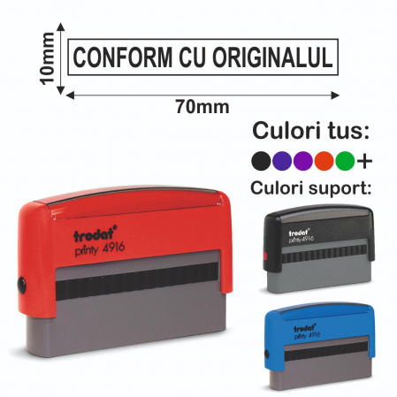 Stampile oblong - Stampila Trodat Printy 4916