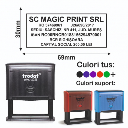 Stampile - Stampila Trodat Printy 4931
