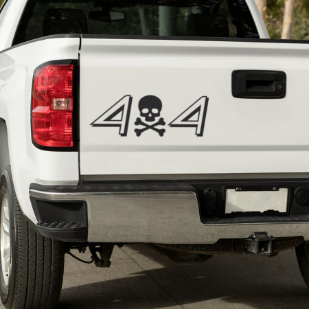 Off-Road - Sticker Auto - 4x4 Skull