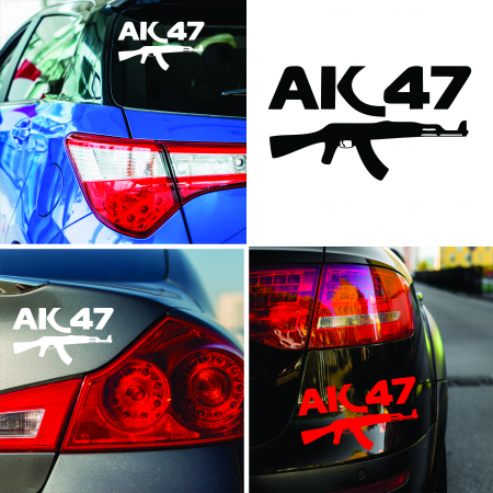 Stickere Auto - Sticker Auto AK-47