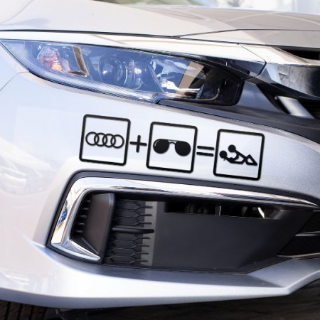 I love my ... Stickers - Sticker Auto - Audi Cool