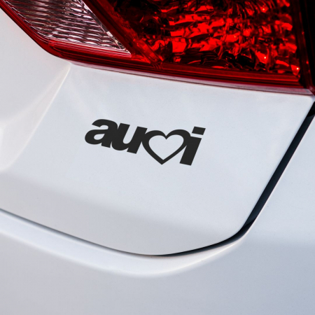 AUDI - Sticker Auto - Audi heart