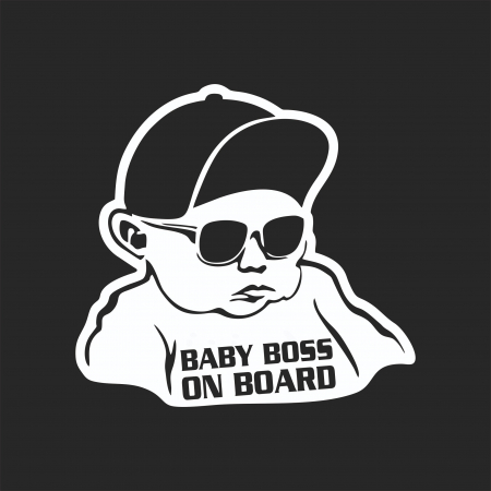Stickere Auto - Sticker auto - Baby boss on board