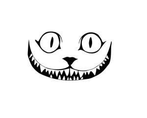 Cadouri De Sezon - Sticker Auto - Cheshire Cat