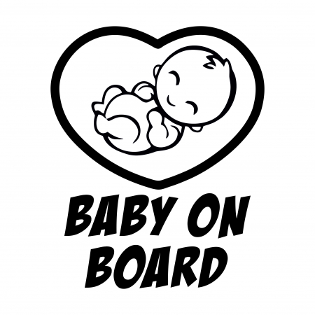 Stickere Auto - Sticker auto - BABY ON BOARD