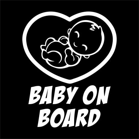 Sticker auto - BABY ON BOARD [1]