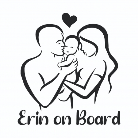 Sticker Auto - Baby On Board Familie + Nume [1]