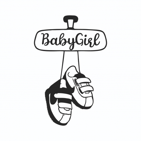 Sticker Auto - BabyGirl Papucei [1]