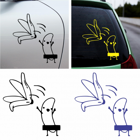 Stickere Auto - Sticker Auto - Banana sexy