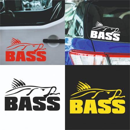 Stickere Auto - Sticker Auto - Bass