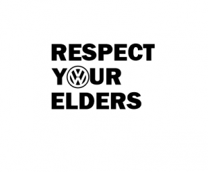 Volkswagen - Sticker Auto - VW Respect Your Elders