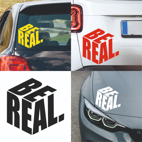Mesaje - Sticker Auto - Be Real