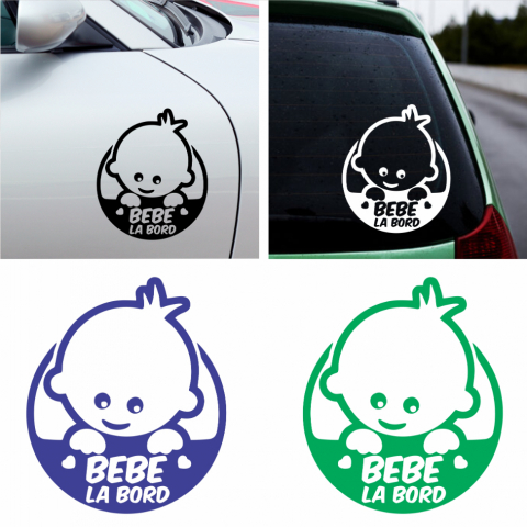 Stickere Auto - Sticker Auto - Bebe la bord