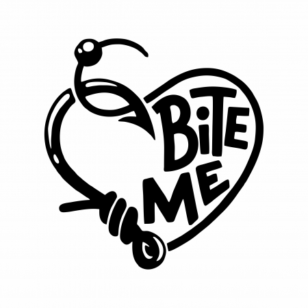 Sticker Auto - Bite me pescuit [1]