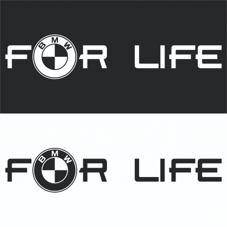 Sticker Auto - BMW For Life [1]