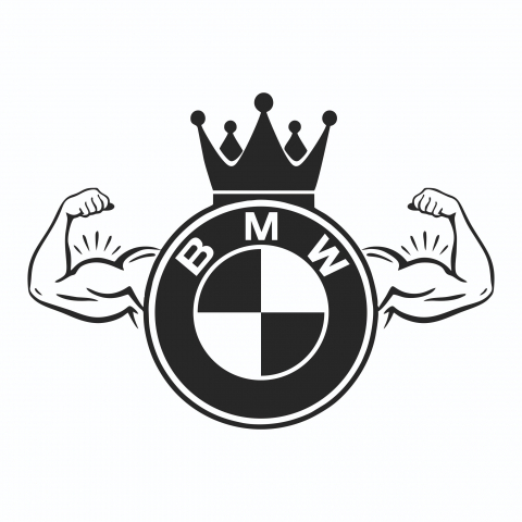 Sticker Auto - BMW King [1]