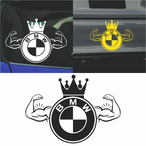 BMW - Sticker Auto - BMW King