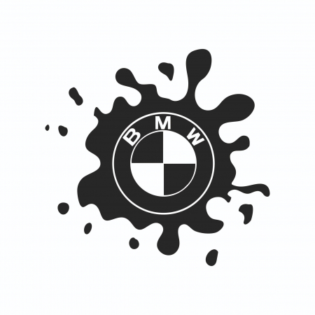 Sticker Auto - BMW Pata de vopsea [1]