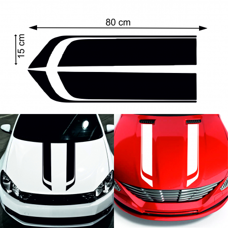 Stickere pentru capota - Sticker Auto Capota - Racing